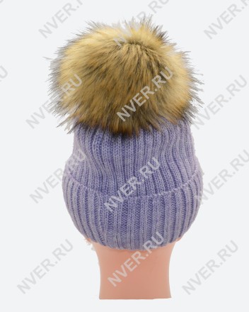 Зимняя женская шапка со снудом